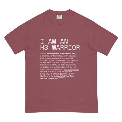 Playera Unisex 100% de Algodón - I am an HS Warrior 