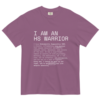 Playera Unisex 100% de Algodón - I am an HS Warrior 