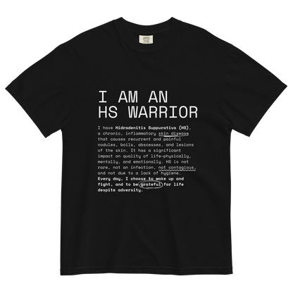 Playera Unisex 100% de Algodón - I am an HS Warrior 