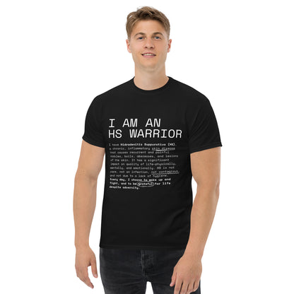 Playera Clásica para Hombre 100% Algodón - I am an HS Warrior