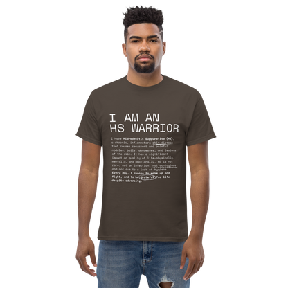 Playera Clásica para Hombre 100% Algodón - I am an HS Warrior