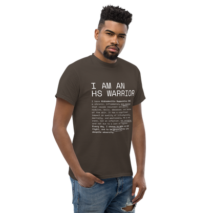 Playera Clásica para Hombre 100% Algodón - I am an HS Warrior