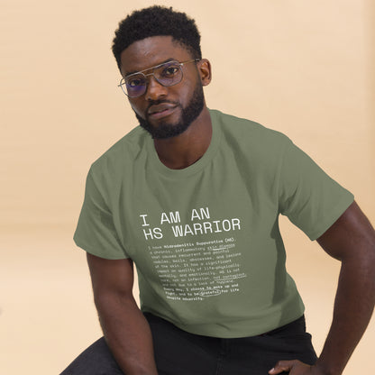 Playera Clásica para Hombre 100% Algodón - I am an HS Warrior