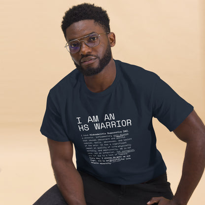 Playera Clásica para Hombre 100% Algodón - I am an HS Warrior