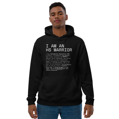 I am an HS Warrior Awareness All Gender Premium Eco-Friendly Hoodie