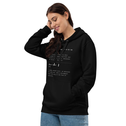 HS & HS Warrior "Dictionary"  Premium Eco-Friendly Hoodie