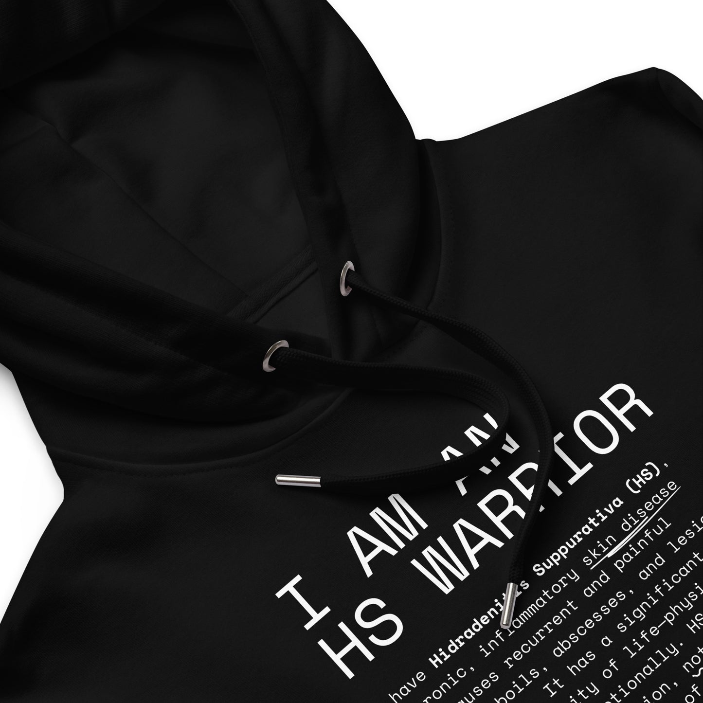 Hoodie Unisex, Premium & Ecológica - I am an HS Warrior