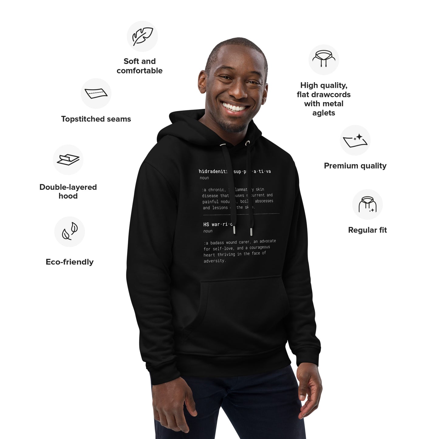 HS & HS Warrior "Dictionary"  Premium Eco-Friendly Hoodie