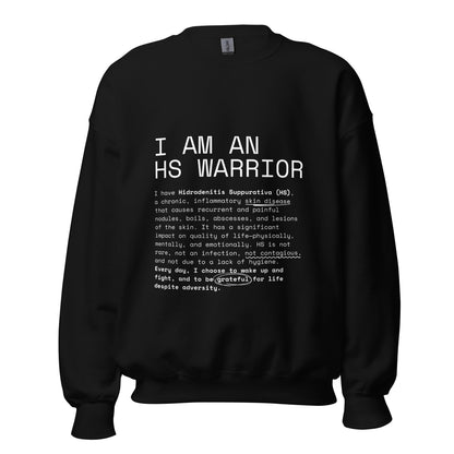 I am an HS Warrior All Gender Comfy Sweatshirt