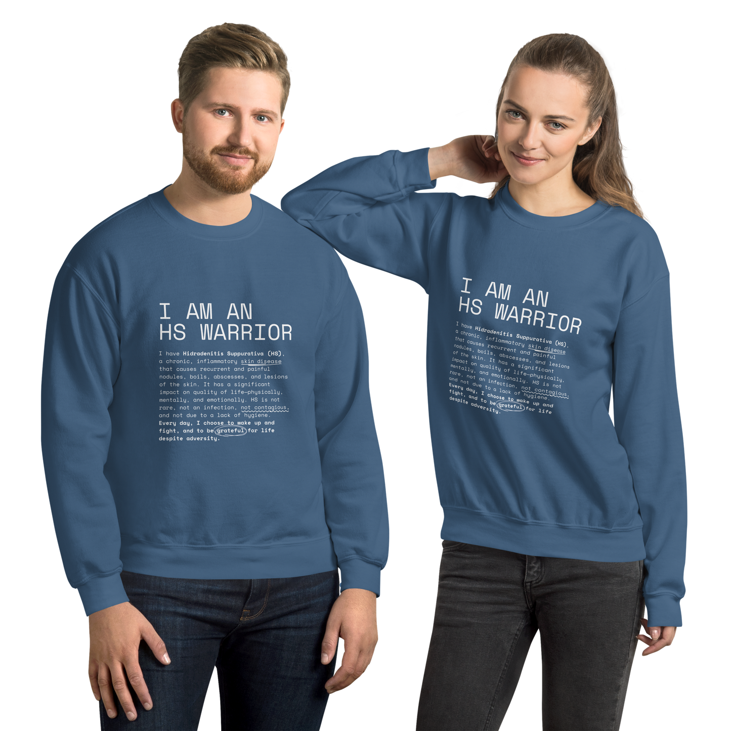 Sudadera Unisex - I am an HS Warrior 