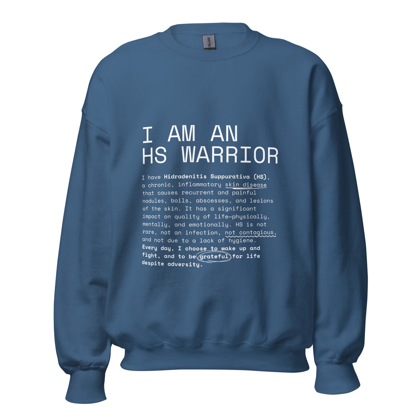 Sudadera Unisex - I am an HS Warrior 