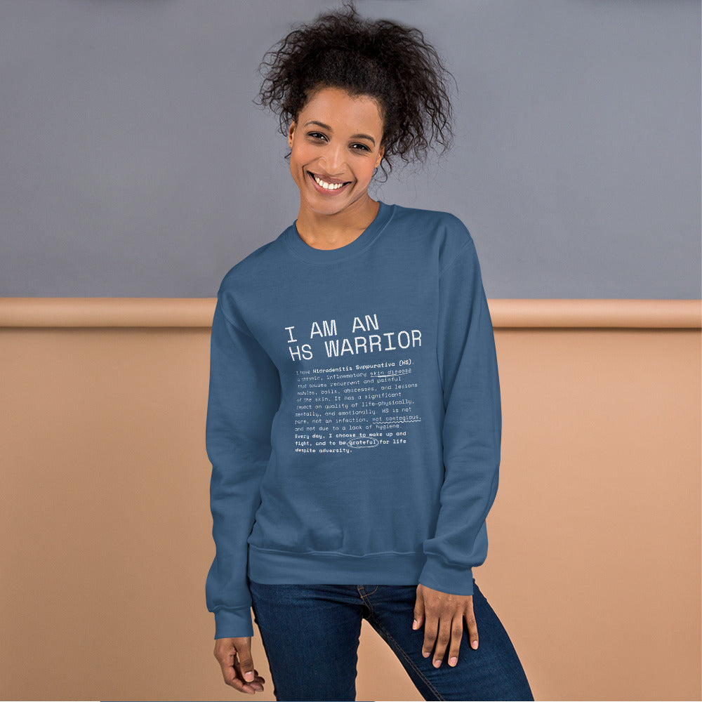 I am an HS Warrior All Gender Comfy Sweatshirt