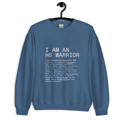 I am an HS Warrior All Gender Comfy Sweatshirt