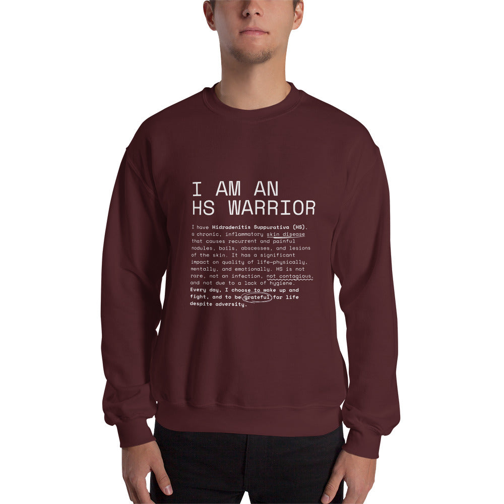 I am an HS Warrior All Gender Comfy Sweatshirt