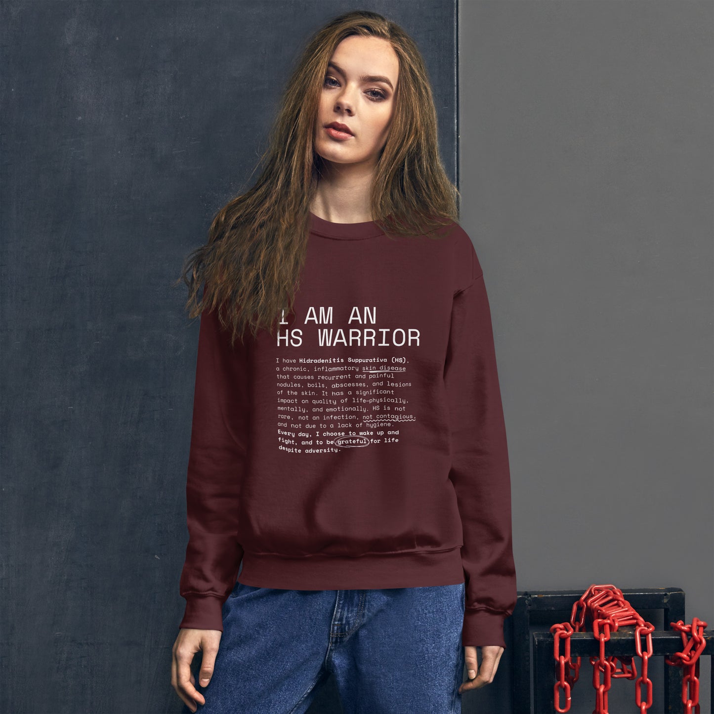 Sudadera Unisex - I am an HS Warrior 