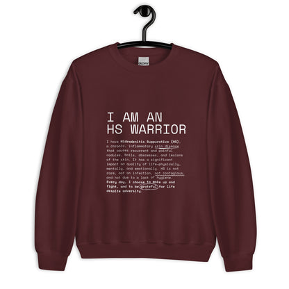 I am an HS Warrior All Gender Comfy Sweatshirt