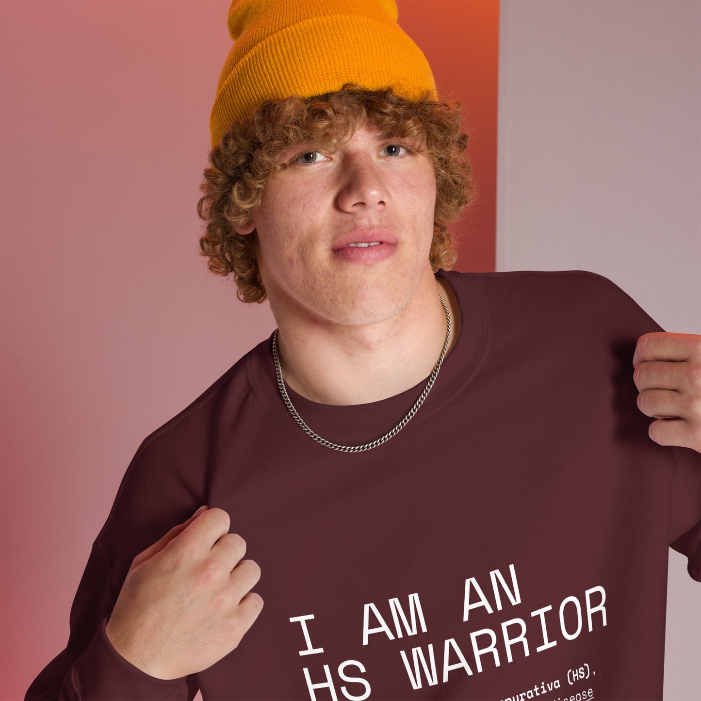 I am an HS Warrior All Gender Comfy Sweatshirt