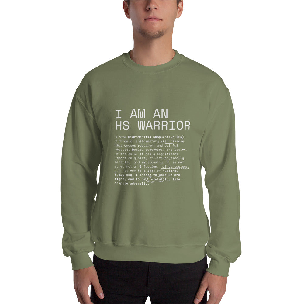 I am an HS Warrior All Gender Comfy Sweatshirt