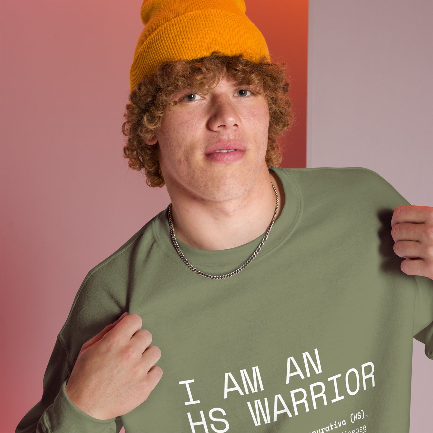 I am an HS Warrior All Gender Comfy Sweatshirt