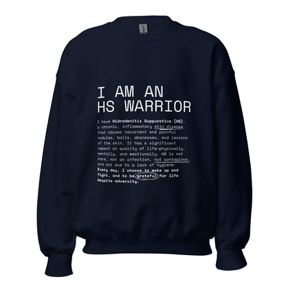 I am an HS Warrior All Gender Comfy Sweatshirt