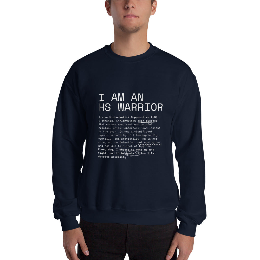 I am an HS Warrior All Gender Comfy Sweatshirt