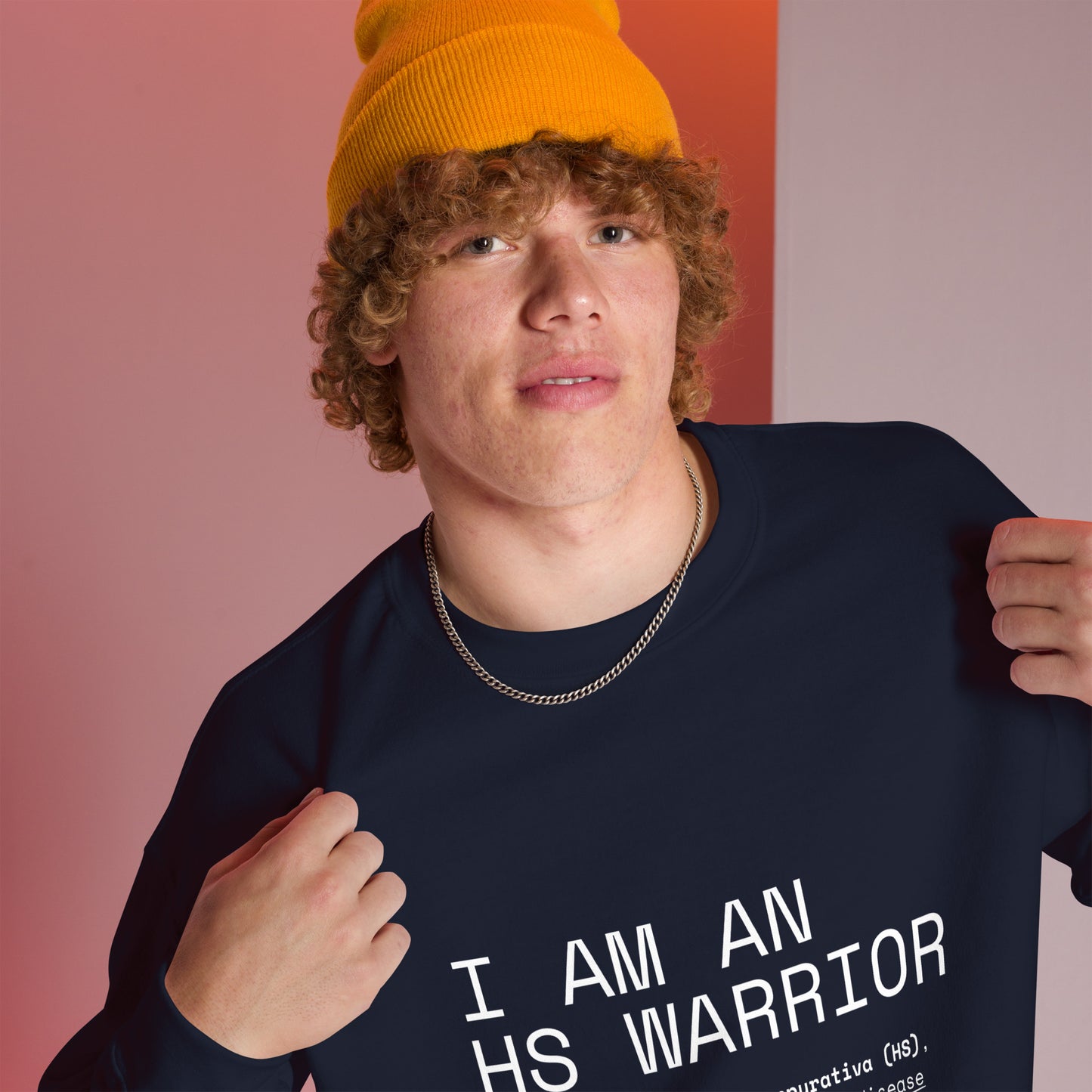 I am an HS Warrior All Gender Comfy Sweatshirt