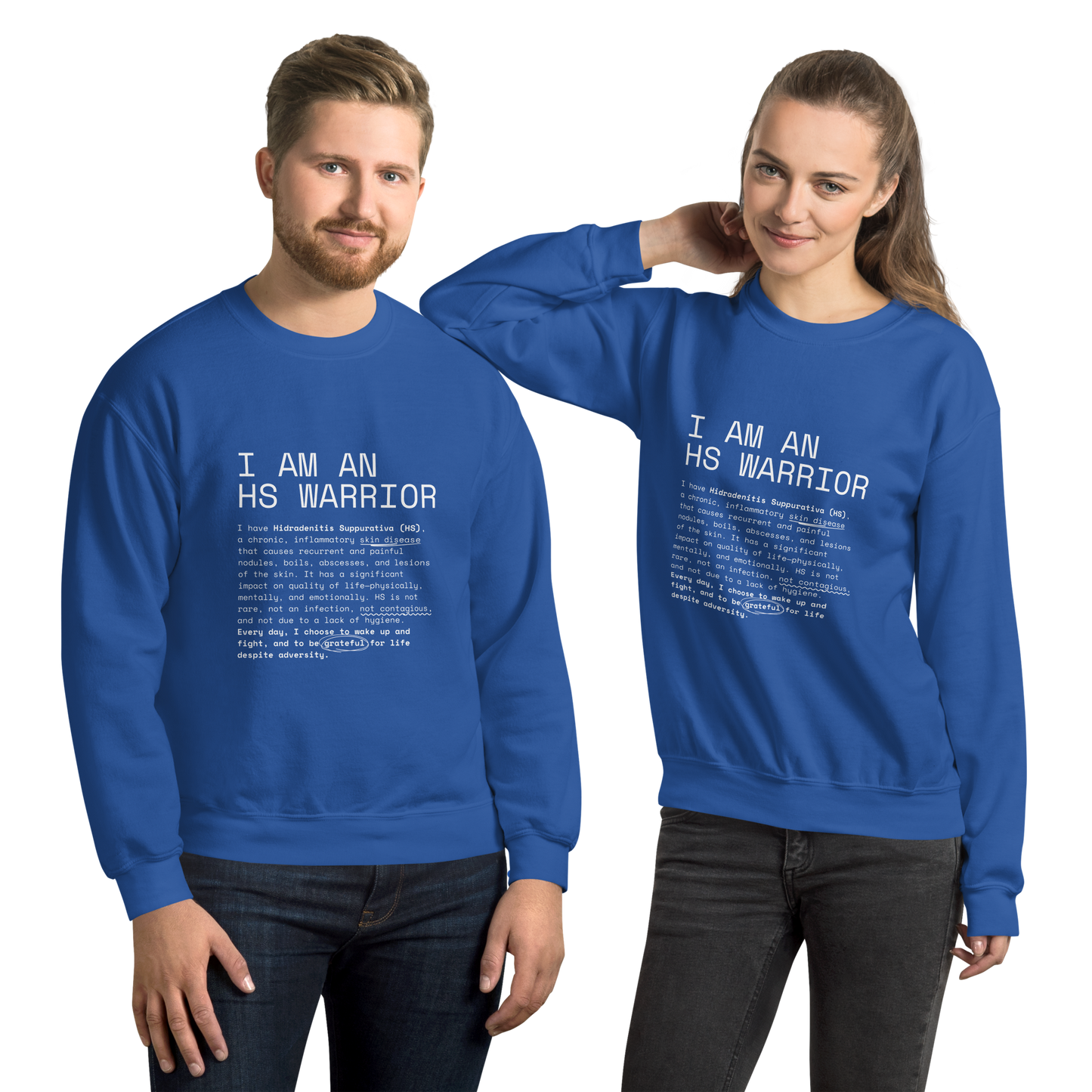 Sudadera Unisex - I am an HS Warrior 