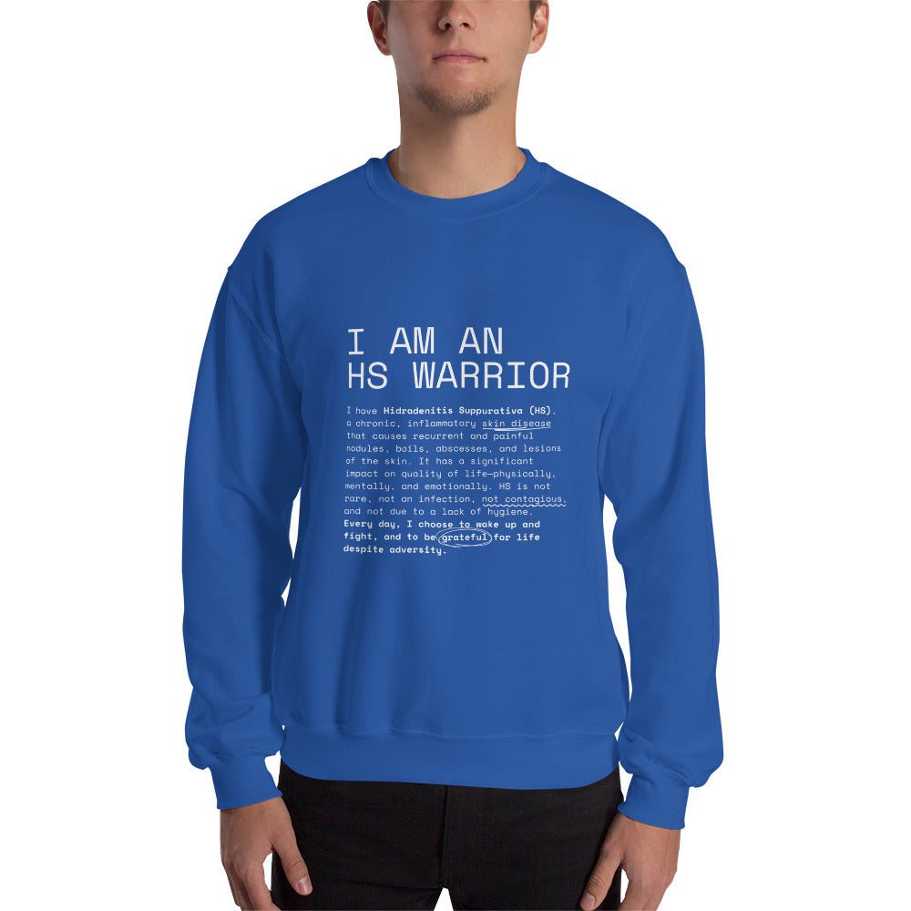 I am an HS Warrior All Gender Comfy Sweatshirt