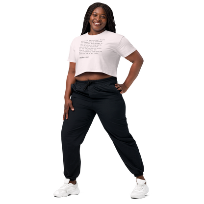 HS is THAT Friend Women’s 100% Cotton Crop Top