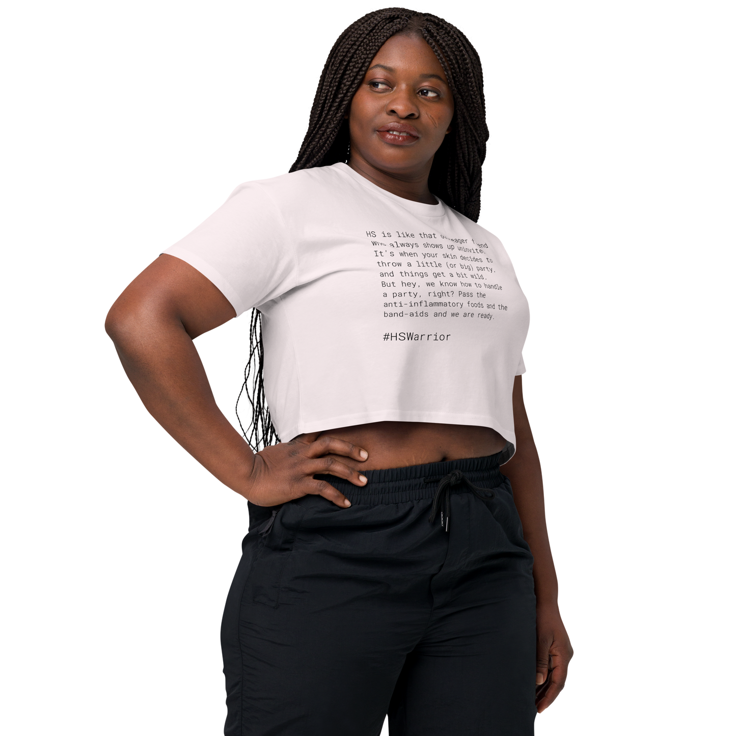 HS is THAT Friend Women’s 100% Cotton Crop Top