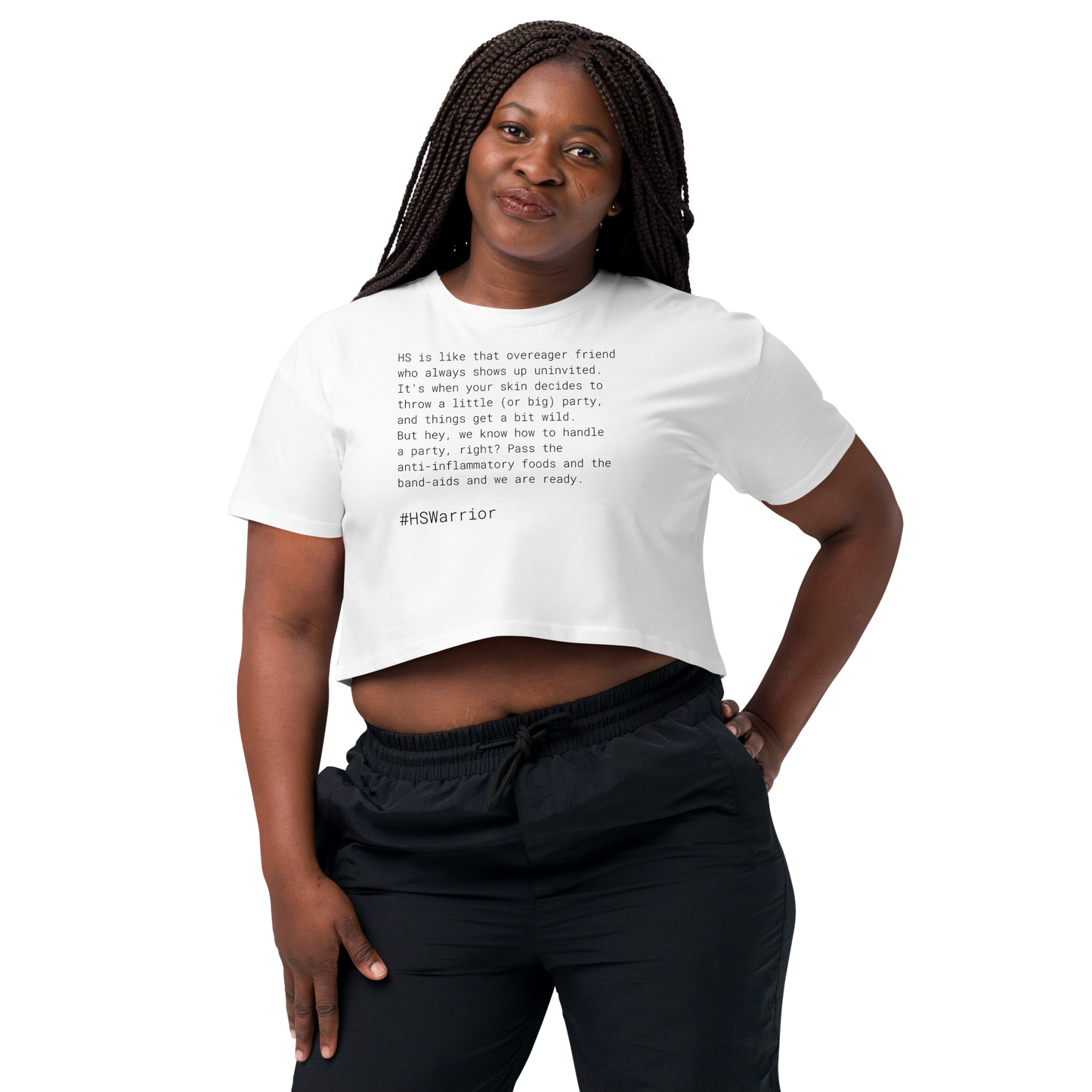 HS is THAT Friend Women’s 100% Cotton Crop Top