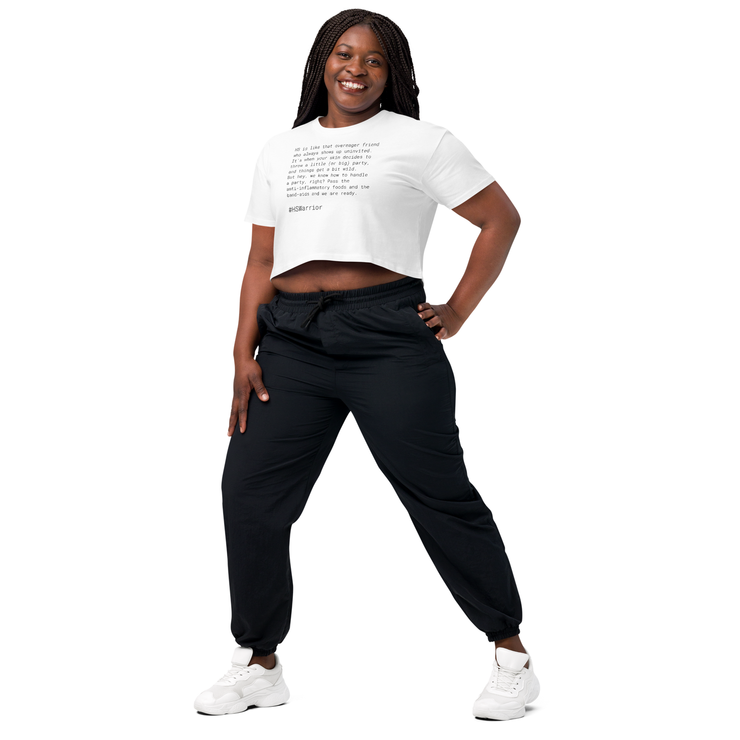 HS is THAT Friend Women’s 100% Cotton Crop Top