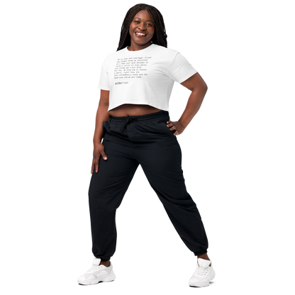 HS is THAT Friend Women’s 100% Cotton Crop Top