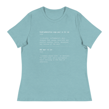 HS & HS Warrior "Dictionary" Women's  Relaxed Super Soft Cotton T-Shirt