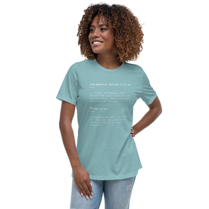 HS & HS Warrior "Dictionary" Women's  Relaxed Super Soft Cotton T-Shirt