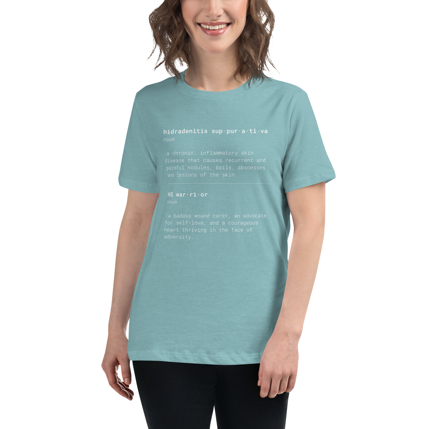 HS & HS Warrior "Dictionary" Women's  Relaxed Super Soft Cotton T-Shirt