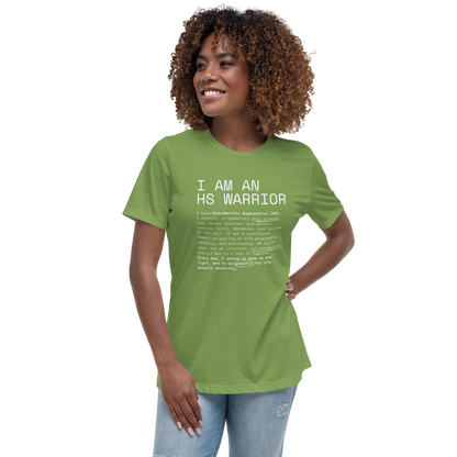 Playera de Algodón para Mujer - I am an HS Warrior