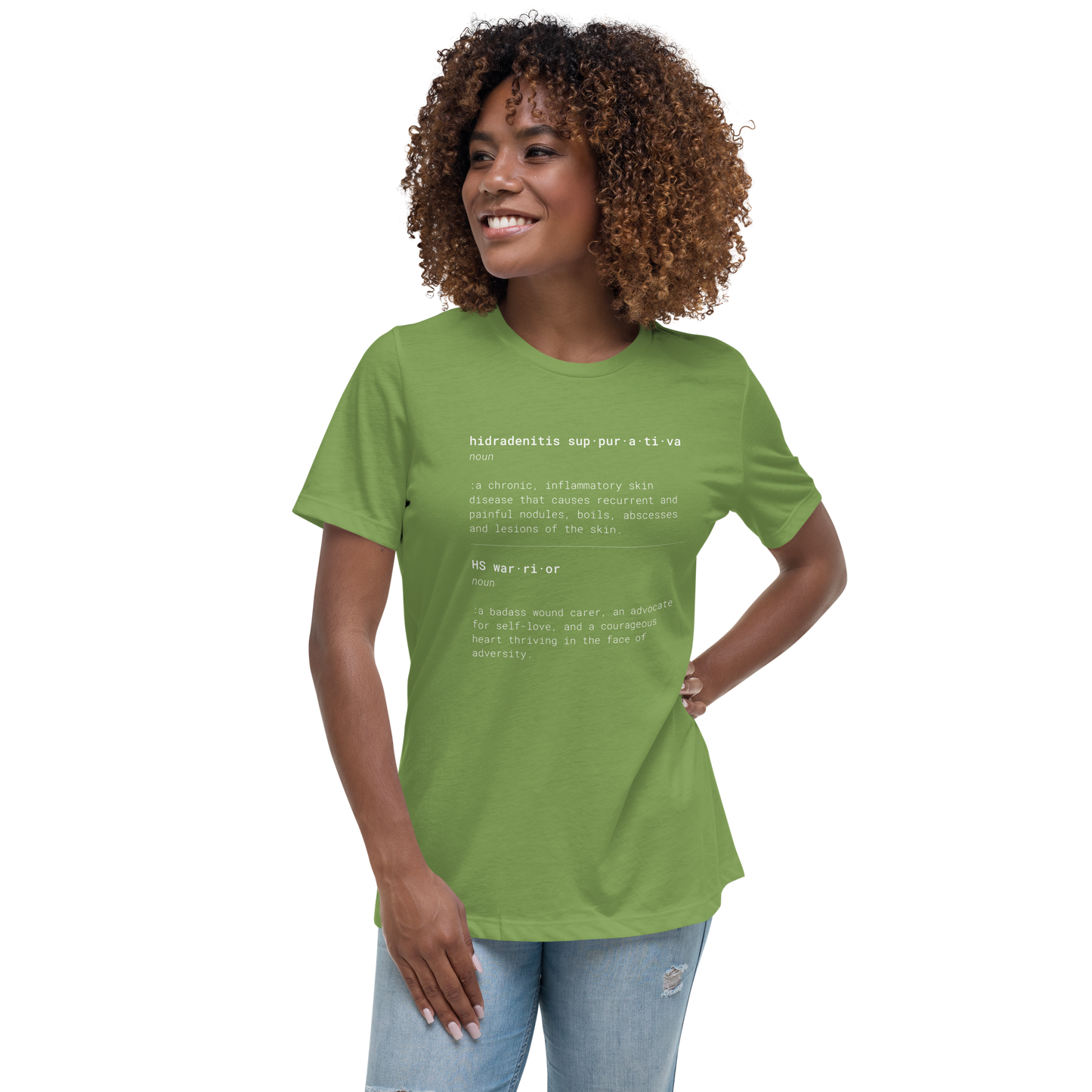 HS & HS Warrior "Dictionary" Women's  Relaxed Super Soft Cotton T-Shirt